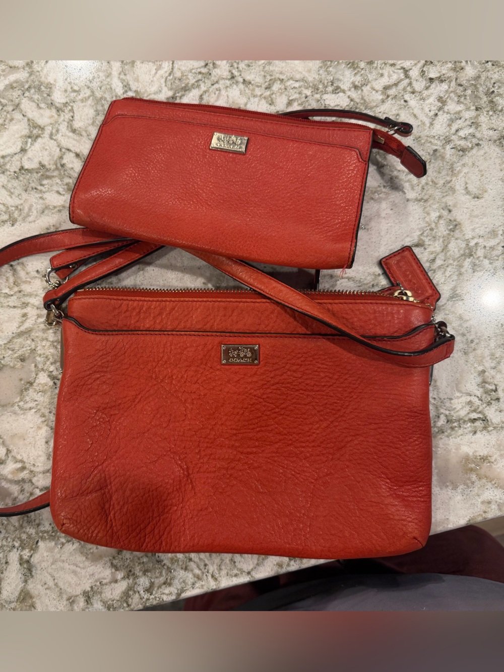 pieces from the Coach Madison Leather Collection